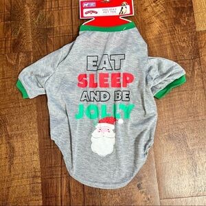 Nwt holiday Christmas pet T-shirt dog Sz medium beagle standard poodle
